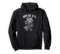 Rock's Not Dead Cool Raccoon Heavy Punk Rock'n Roll Sweat à Capuche