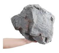 Rocks Paysagistes Fausses Rochers Roches Artificielles de Mousse PU Faux Paysage Réalistes avec Texture Naturelle, Décoration de Jardin Légère pour Extérieur, Pelouse et Cour Gray, 37x23x23cm