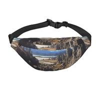 Rocks Sac banane scenic pour homme et femme Sac banane tendance Sac banane partout Sac à bandoulière Portefeuille Sac banane avec sangle réglable Sac de poitrine étanche pour voyage, randonnée, sport,