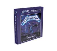Plastic Head Puzzle RockSaws 500 pièces Rétro Musique – Intermédiaire – Bleu 39x39 cm