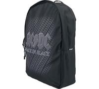 Rocksax AC/DC Graphic Daypack-Back in Black, Sac à Dos Mixte, Noir, Medium