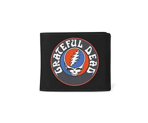 Rocksax Grateful Dead Wallet - Grateful Dead - 13cm x 12cm x 2cm - Officially Liecensed Merchandise