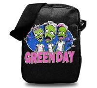 Rocksax Green Day Sac à bandoulière Zombie, Noir, Sac à bandoulière