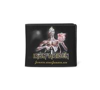 Rocksax Iron Maiden Wallet-Seventh Son, Accessoire Portefeuille de Voyage Mixte, Noir, Small