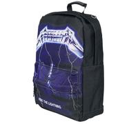 Rocksax Metallica Backpack-Ride The Lightning, Unisex, Black, 43cm x 30cm x 15cm