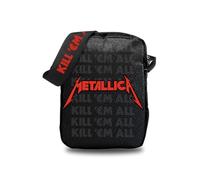 Rocksax Metallica Sac à bandoulière Kill Em All 1, Noir, Sac à bandoulière