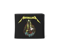 Rocksax Metallica Wallet-If Darkness Had a Son, Accessoire Portefeuille de Voyage Mixte, Noir, Small