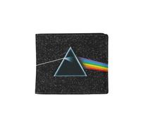 Rocksax Pink Floyd Portefeuille Dark Side of The Moon, Accessoire de Voyage Double pli Mixte, Noir, Small