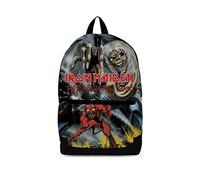 Rocksax Unisex Iron Maiden - Number Of The Beast Backpack, Black, 43cm X 30cm X 15cm UK
