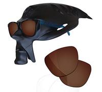 RockShell Verres polarisés de rechange pour lunettes de soleil Oakley Frogskins OO9013/LX OO2043/Mix OO9428/AF OO9245, Marron acajou - Geekpolar, Taille unique