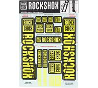 RockShox Autocollants Jeu de 35 mm Jaune Fluo, Boxxer/Domaine Double Couronne, 11.4318.003.516 Pièces de Rechange, Jaune, Standard