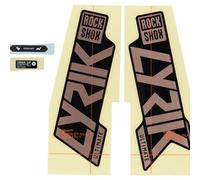 Rockshox Fork Decal Kit Lyrik Ultimate 27/29 (2021) Matte Copper Foil/High Gloss