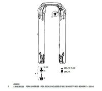 Rockshox Fourreaux De Fourche Boxxer C1 2019+ 27´´ Boost Ultimate Flask