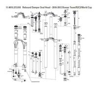Rockshox Joint De Tête De Ressort De Fourche Boxxer World Cup/team