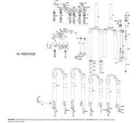 Rockshox kit de poignée à compression moco rl adn sid revelation a3-rl a1 (12-15) G