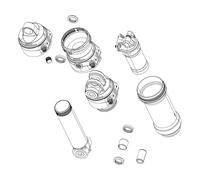 RockShox Kit d'œillet standard pour Deluxe Ultimate B2-C2 à partir de 2020