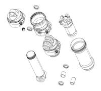 Groupe Œillet/Corps Amortisseur Vivid C1+ (2024+) Trunnion 72.5 Vivid C1+
