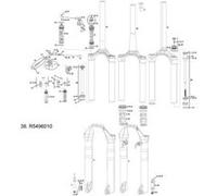Rockshox mousse anneaux 32 mm x 5 mm sid reba format a1-a2-a3 bluto a1 (lot de 20) G