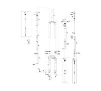 RockShox Pièces Détachées Lyrik RC (B1 / 2016-2017) 27,5" universal