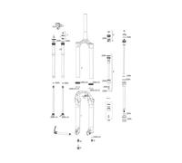 RockShox Pièces Détachées Pike RCT3/RCT/RC (B1-B2 / 2018-2019) Pike 29+. Dual Position Air