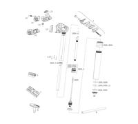 RockShox pièces pour Tige de Selle Reverb AXS (A1 / 2020) messing. 5
