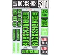RockShox Pike/Lyrik/Yari/Domain/Revelation Kit d'autocollants 35 mm vert fluo