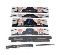 Rockshox Rear Shock Decal Monarch Rt3 Debonair Gris Silver / Black