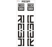 Rockshox Reba 2020 Vtt Fourche Décalcomanies Accessoires De Vélo Vtt Vélo Fourche Avant Décalcomanies Vélo Autocollants - Type Black