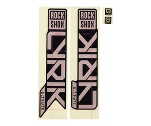 RockShox Set d'Autocollants Decal Kit pour Lyrik Ultimate àpd Modèle 2023 violet universal