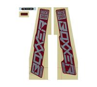 Rockshox Boxxer Ultimate 27.5´´/29´´ 2021 Red Lowers Decals Kit Noir Gloss Polar