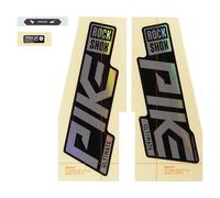 RockShox Set d'Autocollants pour Pike Ultimate Modèle 2021 noir universal