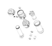 Rockshox Super Deluxe Coil A1-a2 Bearing 62.5 Mm Rear Shock Damper Kit Argenté Black