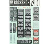 RockShox Suspension Avant Rechange Decal Kit 30 / 32mm Polar Gris My18 Sid/Reba/Apocalypse (Pré-2018) / Sektor/Recon / Xc32 / 30g / 30s / Xc30 Service Et Pièce Mixte, Noir