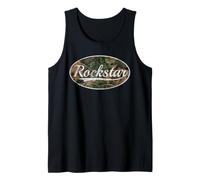 Rockstar Camo Vintage Throwback Classic Aesthetic Débardeur