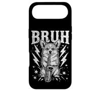 Rockstar Corgi Saxophone Meme Funny “Bruh” Lightning Dog Coque pour iPhone Air