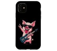 Rockstar Pig Guitare électrique Solo Punk Metal Mood Graphic Coque pour iPhone 11