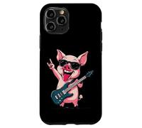 Rockstar Pig Guitare électrique Solo Punk Metal Mood Graphic Coque pour iPhone 11 Pro
