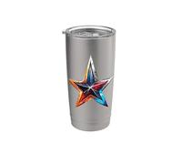 RockStar Que tous tes vœux se réalisent Divine Star Love All Gobelet isotherme en acier inoxydable double paroi