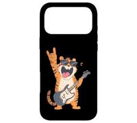 Rockstar Tiger Guitare électrique Solo Punk Metal Pop Graphic Coque pour iPhone 17 Pro Max
