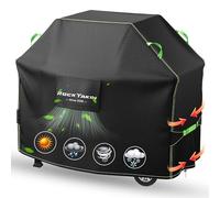 ROCKTAKIN Housse de barbecue robuste de 122 cm, housse de barbecue à gaz pour extérieur, imperméable, résistante aux UV et à la décoloration, coupe-vent avec aérations pour Weber Char-Broil Nexgrill