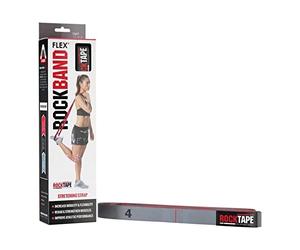 RockTape Light RBF-GRY Rockband Flex Bandes poignées et Boucles, fabriquées sans Latex ni Caoutchouc, ne se cassent Pas et ne se déchirent Pas, résistance, 5,4 à 8,2 kg, Gris, Clair Mixte