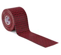 RockTape Rheon Ruban - S'adapte au Mouvement | Noir & Rouge; 20 bandes précoupées; 5 cm; imperméable avec technologie RHEON™; soutien premium