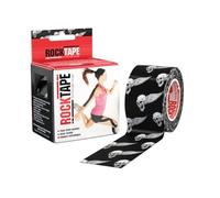 RockTape Standard Fascia Elastica Adesiva Terapeutica, Black Skull, 5cmx5m