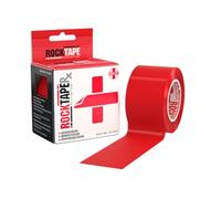RockTapeRx Unisexe (5cm x 5m) - Ruban Kinésiologique Élastique pour Rééducation et Entraînement Postural - Adhésif Doux pour Peau Sensible - Ruban Sportif pour Athlètes - Rouge
