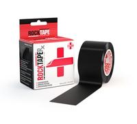 RockTape Unisexe (5cm x 5m) - Ruban Kinésiologique Élastique pour Rééducation et Entraînement Postural - Adhésif Doux pour Peau Sensible - Ruban Sportif pour Athlètes - Noir