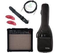 Ampli Guitare Electrique 15W Pack Debutants avec Housse Cable Sangle Plectres