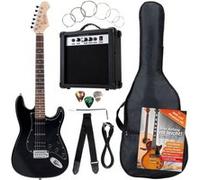 Rocktile Banger's Power Pack SET guitare électrique, 7 pièces Black