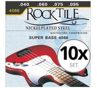 Rocktile Cordes de Basse Électrique, lot de 10 G