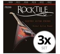 Rocktile Cordes de Guitare Électrique Paquet de 3