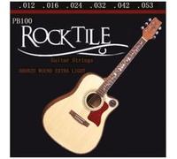 Rocktile - Cordes pour guitare Western Light - embouts à boule - .012, .016, .024, .032, .042, .053